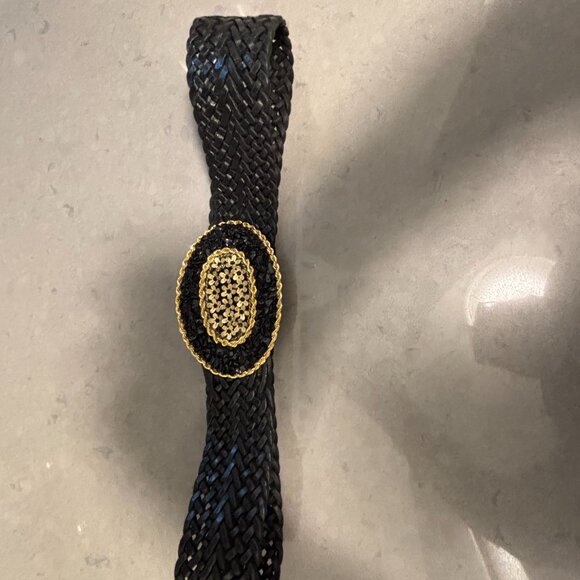 Lauren Hampton Signed Crystal Embellished One Of A Kind Designs Women's Belt - Picture 2 of 9